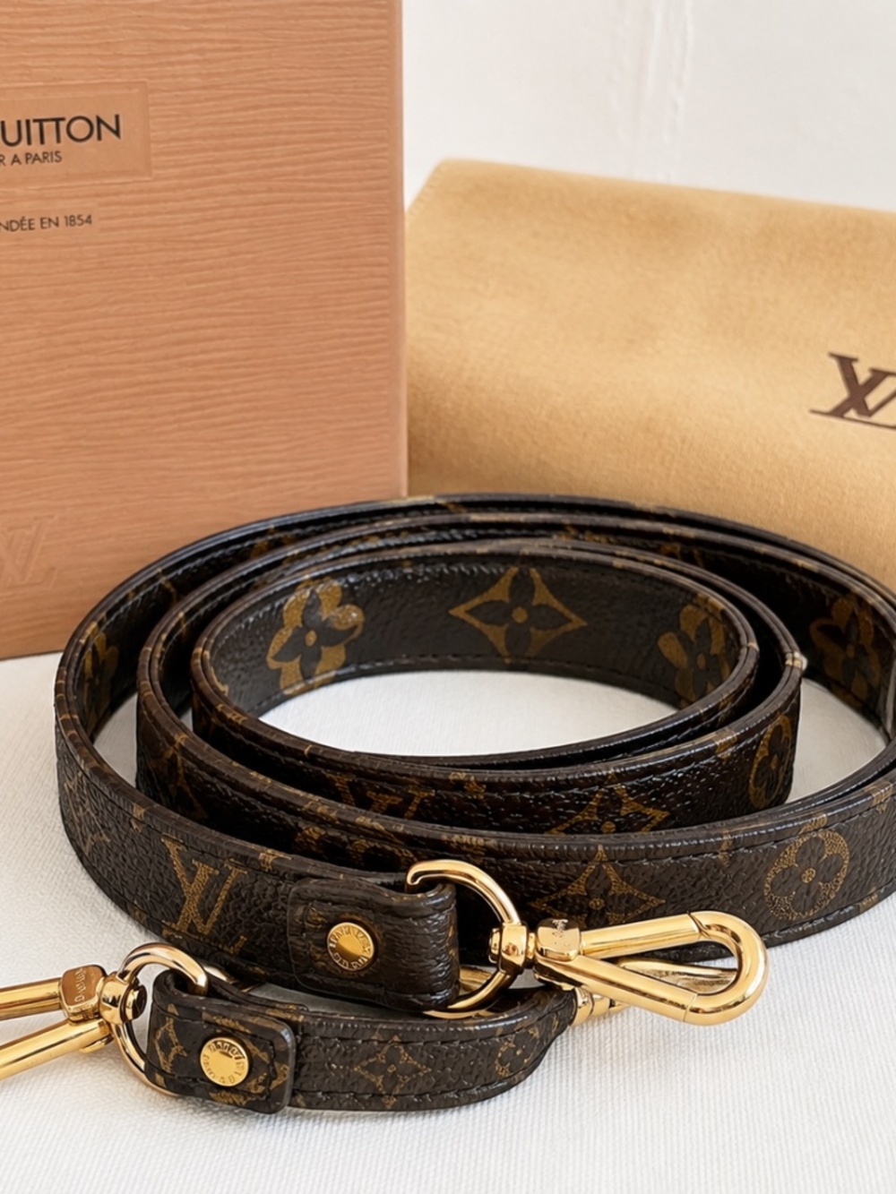 Louis Vuitton Monogram Strap - FIXED length  - NIB